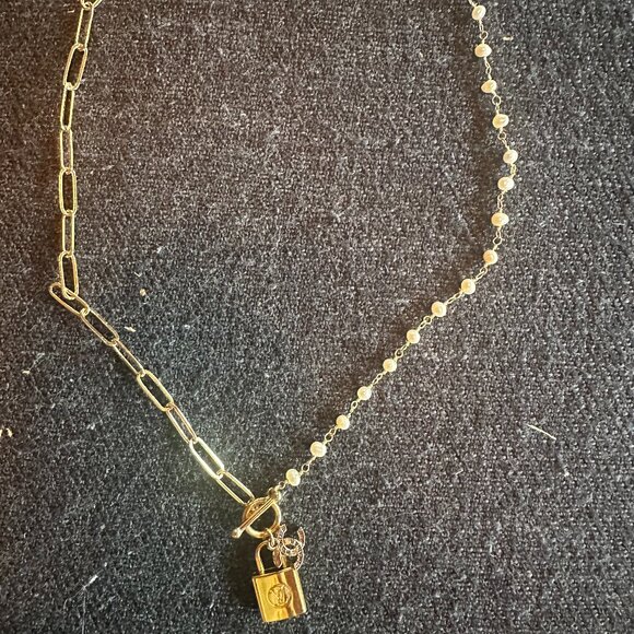 Chanel and LV charm necklace. - Picture 1 of 2